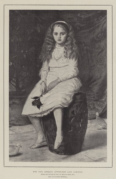 Miss Nina Lehmann, später Lady Campbell von John Everett Millais